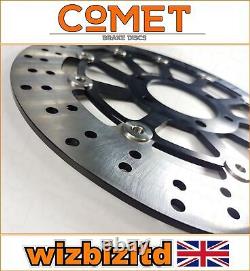 Triumph Daytona 955i 1998-2000 Pair of Comet Front Brake Discs Black RF