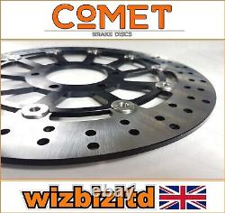 Triumph Daytona 955i 1998-2000 Pair of Comet Front Brake Discs Black RF