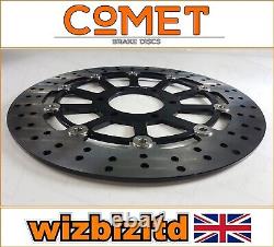 Triumph Daytona 955i 1998-2000 Pair of Comet Front Brake Discs Black RF