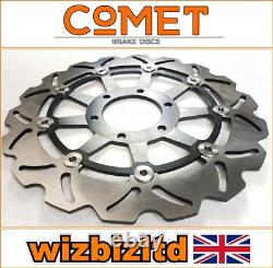 Triumph Daytona 955i 1998-2000 Pair of Comet Front Brake Discs Black WF