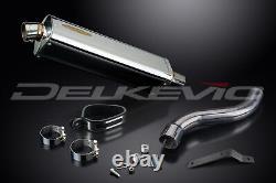 Triumph Daytona 955i 2001-2002 420mm Tri-Oval Stainless Exhaust Silencer Can Kit