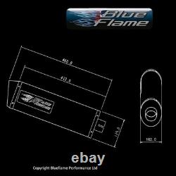 Triumph Daytona 955i 2001-2006 Exhaust Silencer Muffler Single Port Satin