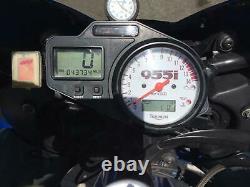 Triumph Daytona 955i 2003Plate with 43,734 miles on the clock