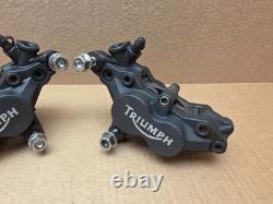 Triumph Daytona 955i Front brake calipers Pair VGC Clean pistons 2001 2006