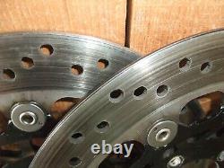 Triumph Daytona 955i Gen2 2003 Front Brake Discs Pair SunStar 3.7 mm VGC #213