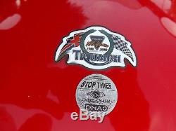 Triumph Daytona 955i Red centennium VERY RARE BIKE