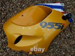 Triumph Daytona 955i T595 fairing panels 1998 2001 Lightning yellow