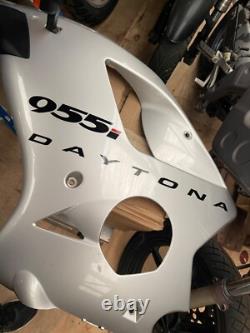Triumph Daytona 955i fairings, silver original