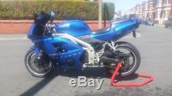 Triumph Daytona 955i motorcycle 2003 in caspian blue