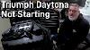 Triumph Daytona Starting Problems