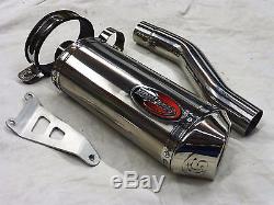 Triumph Daytona T595 955i T509 Exhaust Pipe Race Pipe Can + Link Pipe