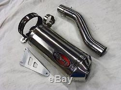Triumph Daytona T595 955i T509 Exhaust Pipe Race Pipe Can + Link Pipe