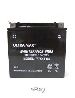 ULTRAMAX Triumph Daytona 955 i (595N) (2002-2006) 6-On Gel Battery YTX14-BS