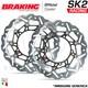 WK029L/R Kit Dischi Freno Anteriore Braking SK2 Triumph Daytona T955I 1999-2001