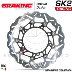 WK029L/R Kit Dischi Freno Anteriore Braking SK2 Triumph Daytona T955I 1999-2001